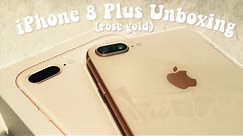 「 iPhone 8 unboxing ~ rose gold 」