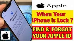how to find Apple id and password? | How to unlock your iPhone easily?