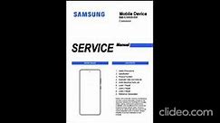Samsung Galaxy S20 Ultra 5G (SM-G988B, SM-G988BR) Service manual