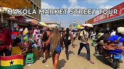 MAKOLA MARKET ACCRA 4K STREET WALK | ACCRA GHANA MARKET TOUR