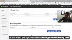 QuickBooks Online Tutorial: Invite your bookkeeper/accountant (Share your books with your CPA)