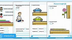 Interactive PDF: Supporting White Rose Maths Year 1: Spring Block 3 Length and Height: Measure Length (2)
