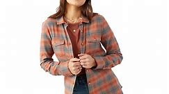 O'Neill Women's Nash Woven Flannel Top | Atmosphere