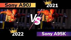 2022 Sony A95K vs. 2021 Sony A90J | Comparison