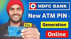 HDFC Bank New ATM Pin Generation Online 2024 | HDFC Bank ATM Pin Kaise Banaye Mobile Se