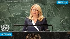 🇸🇰 Slovakia - President Addresses United Nations General Debate, 78th Session | #UNGA