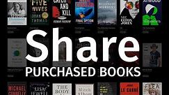 How to Share Purchased Books from the Book Store | iPhone iPad iPod