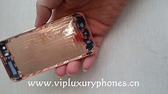 iPhone 5/5s Housing Full 24K Gold-Designer Iphone 5 5s Gold Covers-Fashion iPhone Gold Paint Covers