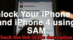 How To Unlock iphone 4 4.11.08