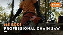 MS 500i STIHL Professional Chain Saw | Features and Benefits
