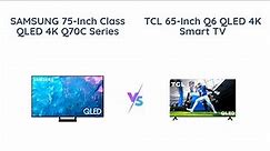 📺 Samsung Q70C vs TCL Q6: Which 4K QLED TV is Better? 🤔