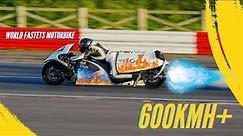 The world's fastest motorcycle top speed records 600KMH+