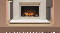 4-Step Guide to Clean a Limestone Fireplace