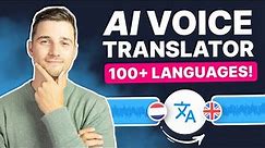 AI Voice Translator | ONE-Click Translate Audio of Video with AI 🚀