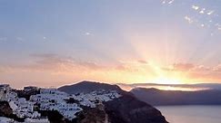 Sunrise Over Oia Village On Santorini Stock Footage Video (100% Royalty-free) 21220570 | Shutterstock