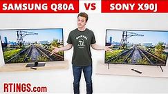 Samsung Q80A vs Sony X90J - Mid-Range Showdown