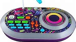eKids Trolls World Tour DJ Trollex Party Mixer Turntable Toy for Kids Toddler Children, Built in Microphone, Record, Sound Effects, LED Light Show Medium