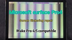 Microsoft surface Pro 4 5 screen flickering touch issues solution