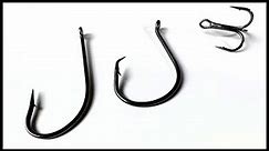 The Three Basic Fishing Hooks and When to Use Them
