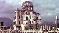 Video shot by the U.S. military in 1945 shows Hiroshima after it was hit with an atomic bomb