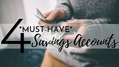 4 Types of Savings Accounts *EVERYONE* Should Have⎟PERSONAL FINANCE TIPS⎟How to Save Money