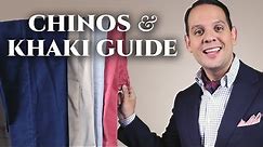 Chinos & Khaki Pants Guide For Men