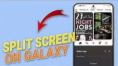 How To Split Screen on Samsung Galaxy