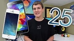25 Reasons Why The iPhone 5S Is Better Than The Galaxy S5!
