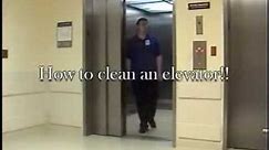 How to clean an elevator