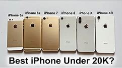 Which iPhone To Buy Under 20K in 2022? iPhone 5s, 6s, 7, 8, X, XR (HINDI)