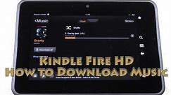 Kindle Fire HD How to Download Music​​​ | H2TechVideos​​​