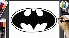 Batman Logo in 6 Simple Steps: Unveil the Dark Knight's Iconic Symbol!