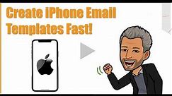 How to Create iPhone Email Templates