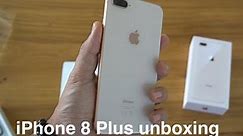 It's finally here! Unboxing the new iPhone 8 Plus Gold