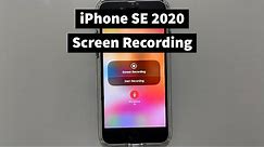 How To Screen Record On iPhone SE (2020), iPhone 8, iPhone 7 with Audio