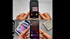 Apple IPhone 12 vs iPhone 12 Mini incoming calls / Video collage