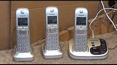 Panasonic KX-TGD220 DECT 6 Cordless Phone with Digital Answering System | Initial Checkout