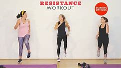 Low impact resistance workout - standing options
