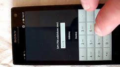 Sony Xperia S LT26i Unlock - How to type, input the Unlock Code