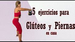 5 ejercicios efectivos para Glúteos y piernas en casa/ Rutina 1763