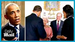 Obama reveals Queen Elizabeth let Sasha and Malia have golden carriage ride