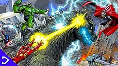 That Time THE AVENGERS Fought GODZILLA! (Marvel History)