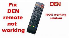 FIX Den remote not working properly