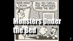 Monsters Under the Bed - Calvin and Hobbes Comics