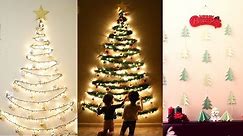 DIY Christmas Decor | DIY Wall Mounted Christmas trees | Christmas Decor Ideas| Mytwolittlesunshines