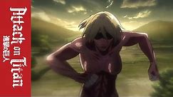 Attack on Titan – Official Clip – The Female Titan Appears!