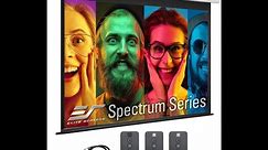 Elite Screens Motorized Projection Screen Review - Pros & Cons - Spectrum RC 1 Remote KIT