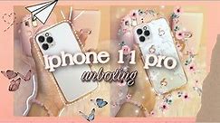 Unboxing Iphone 11 Pro (2021) + Cute Cases 🌸