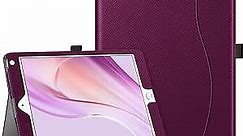 Fintie Case for iPad 6th / 5th Generation (2018 2017 Model, 9.7 Inch), iPad Air 2 / iPad Air 1 (9.7 Inch) - [Corner Protection] Multi-Angle Viewing Stand Cover with Pocket, Purple