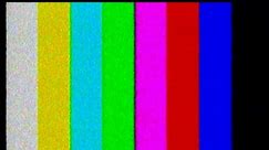 HD 1080i - TV test. Color bars crash with audio